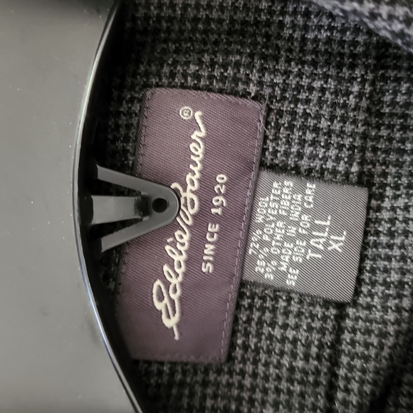 Men's Eddie Bauer wool blend button front shirt - Picture 7 of 7